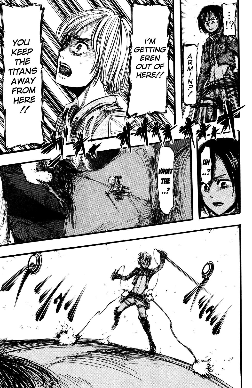 Attack on Titan manga, chapter 13, page 31 of 43
