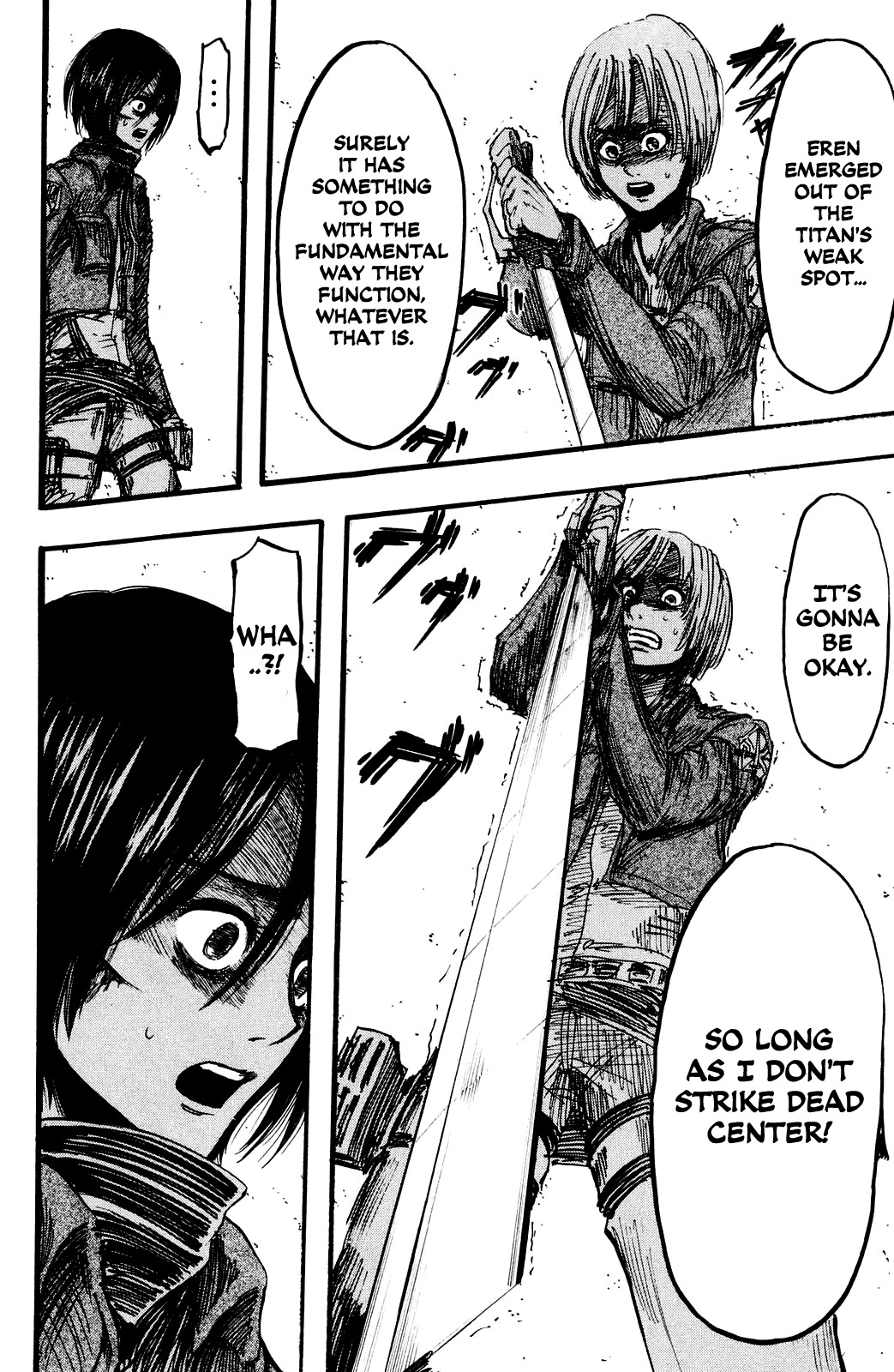 Attack on Titan manga, chapter 13, page 32 of 43