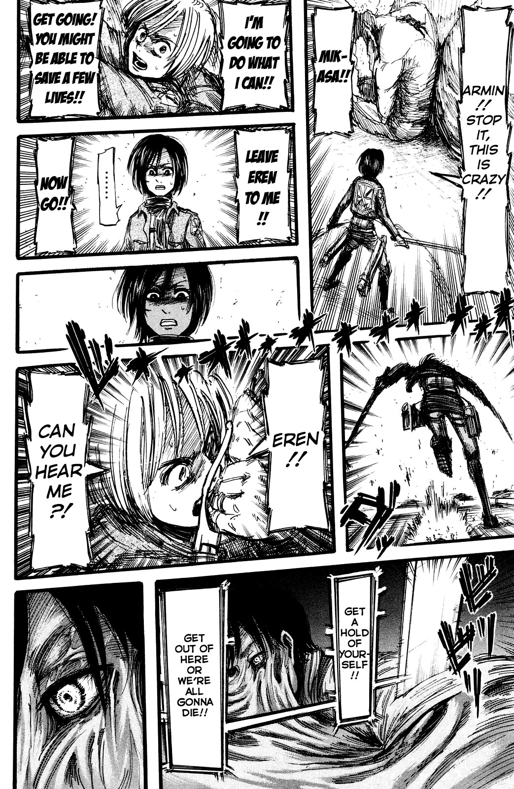 Attack on Titan manga, chapter 13, page 36 of 43