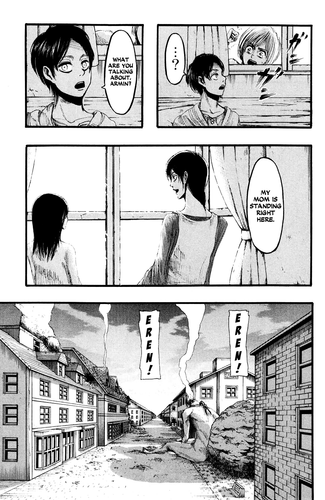 Attack on Titan manga, chapter 13, page 39 of 43