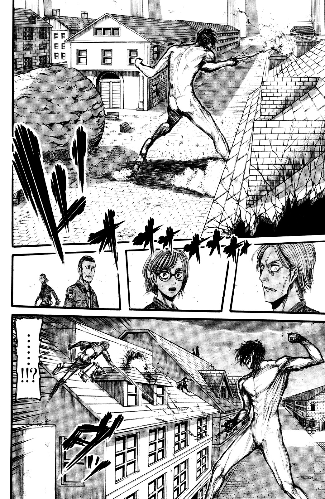 Attack on Titan manga, chapter 13, page 4 of 43