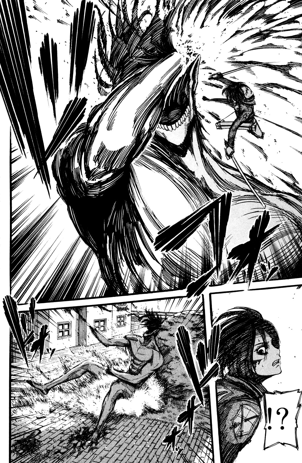 Attack on Titan manga, chapter 13, page 8 of 43
