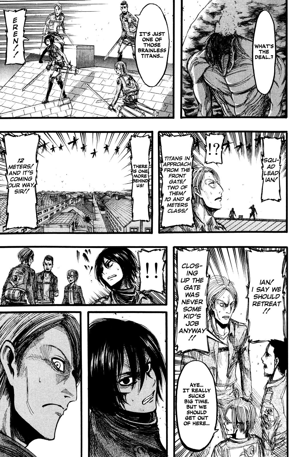 Attack on Titan manga, chapter 13, page 9 of 43