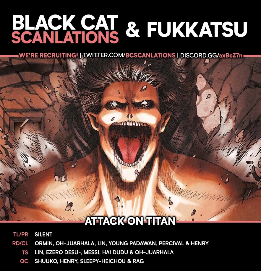 Attack on Titan manga, chapter 131, page 1 of 41