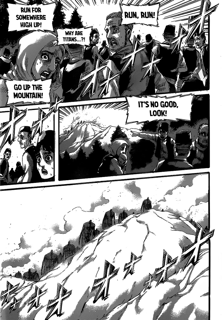 Attack on Titan manga, chapter 131, page 15 of 41