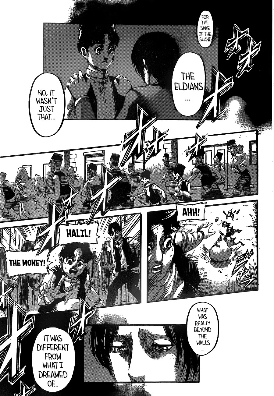 Attack on Titan manga, chapter 131, page 17 of 41