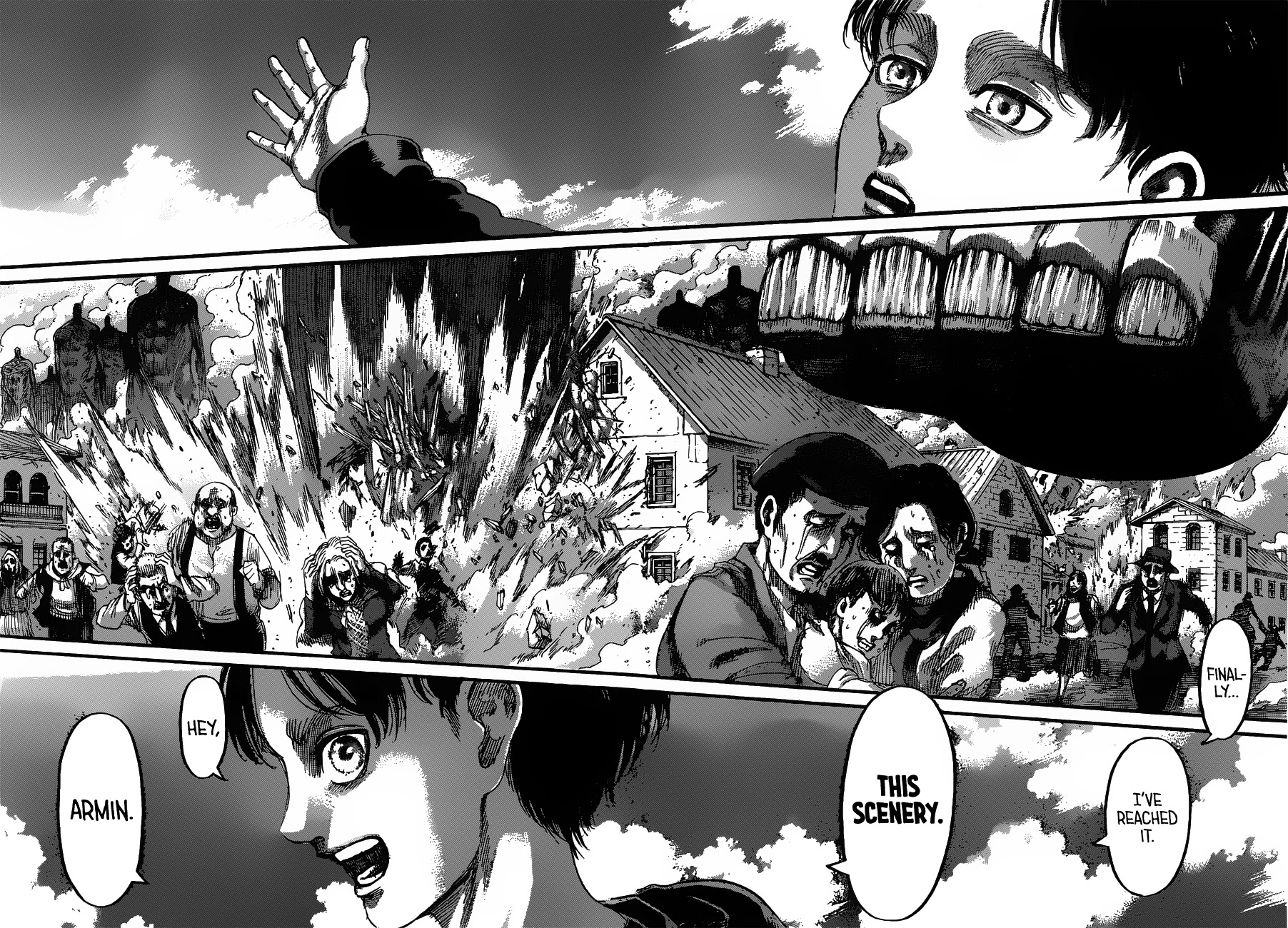 Attack on Titan manga, chapter 131, page 32 of 41