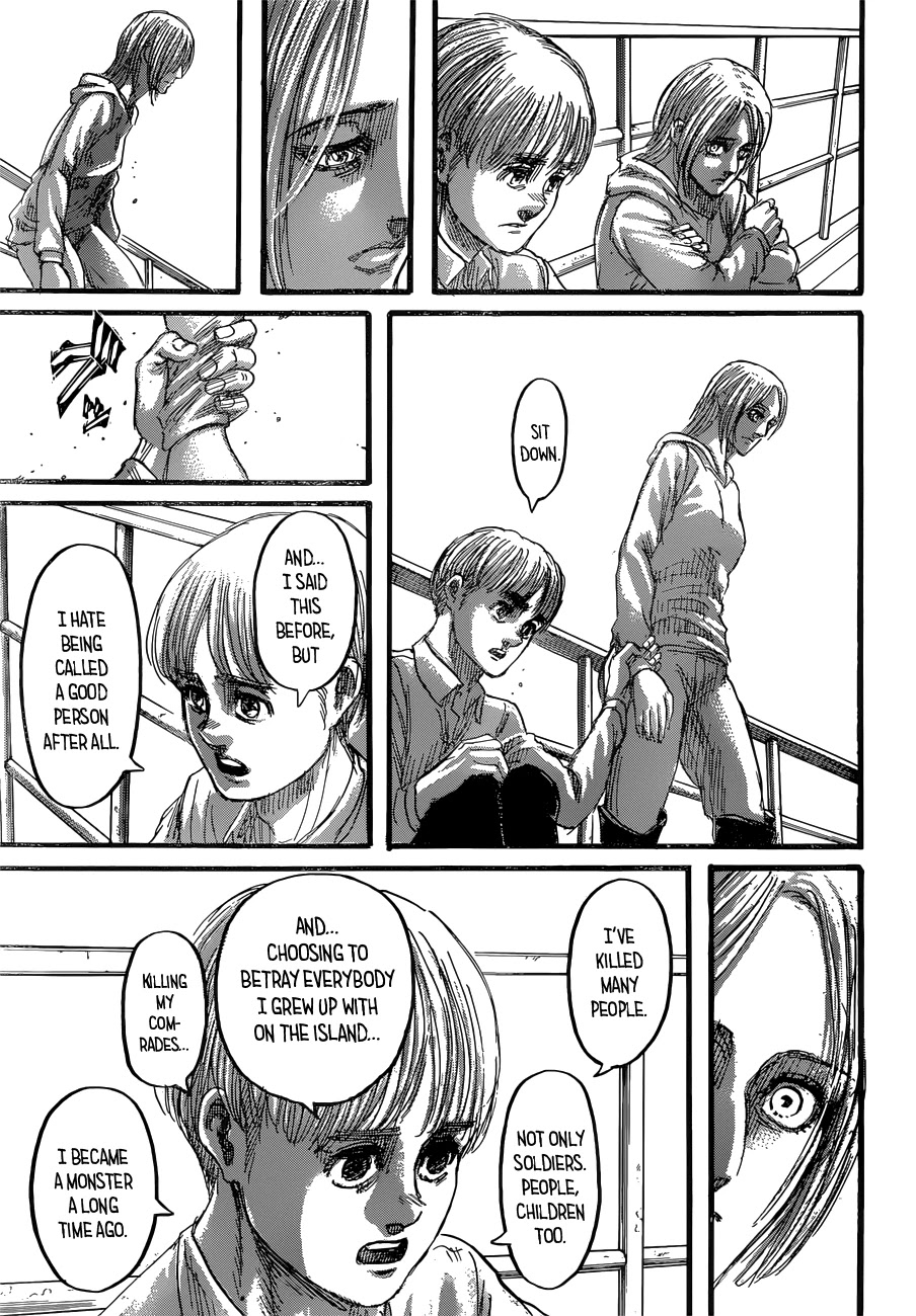 Attack on Titan manga, chapter 131, page 38 of 41