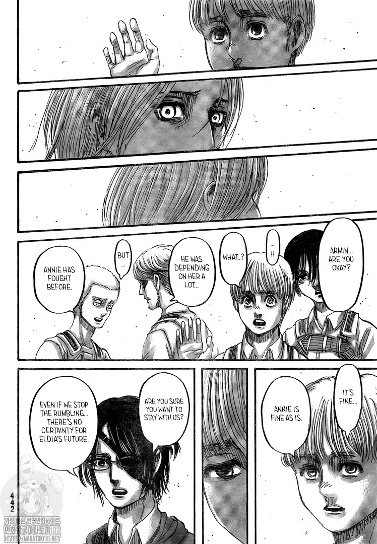 Attack on Titan manga, chapter 132, page 19 of 46