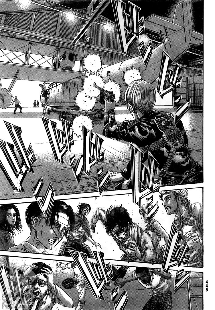 Attack on Titan manga, chapter 132, page 22 of 46