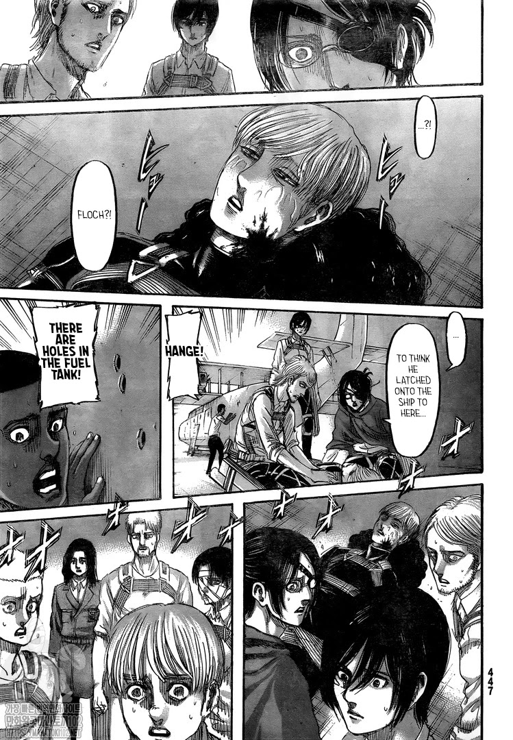 Attack on Titan manga, chapter 132, page 24 of 46