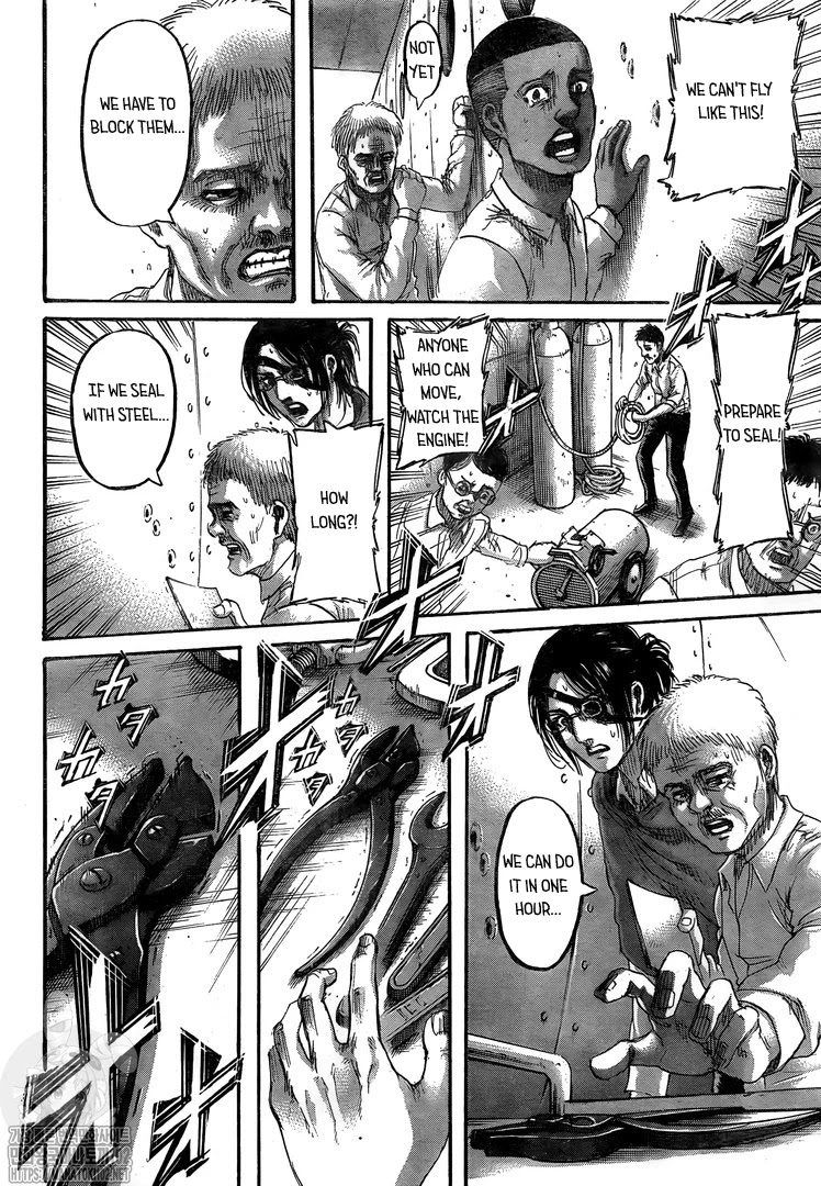 Attack on Titan manga, chapter 132, page 25 of 46