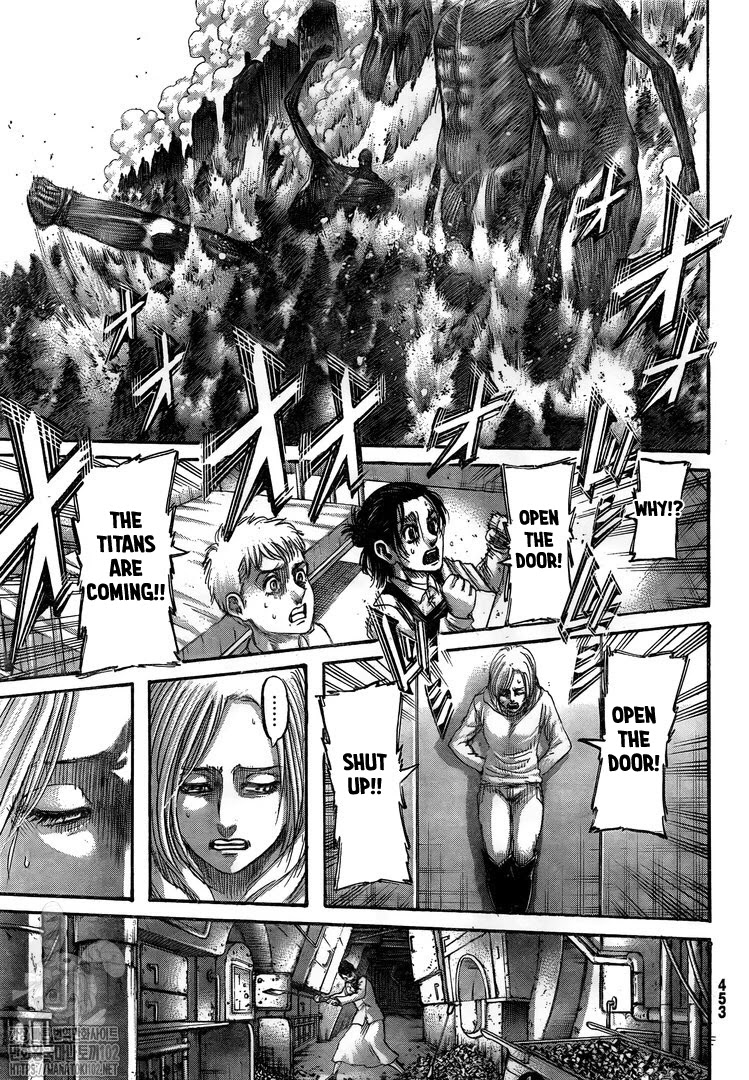 Attack on Titan manga, chapter 132, page 29 of 46