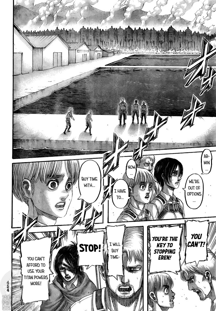 Attack on Titan manga, chapter 132, page 30 of 46