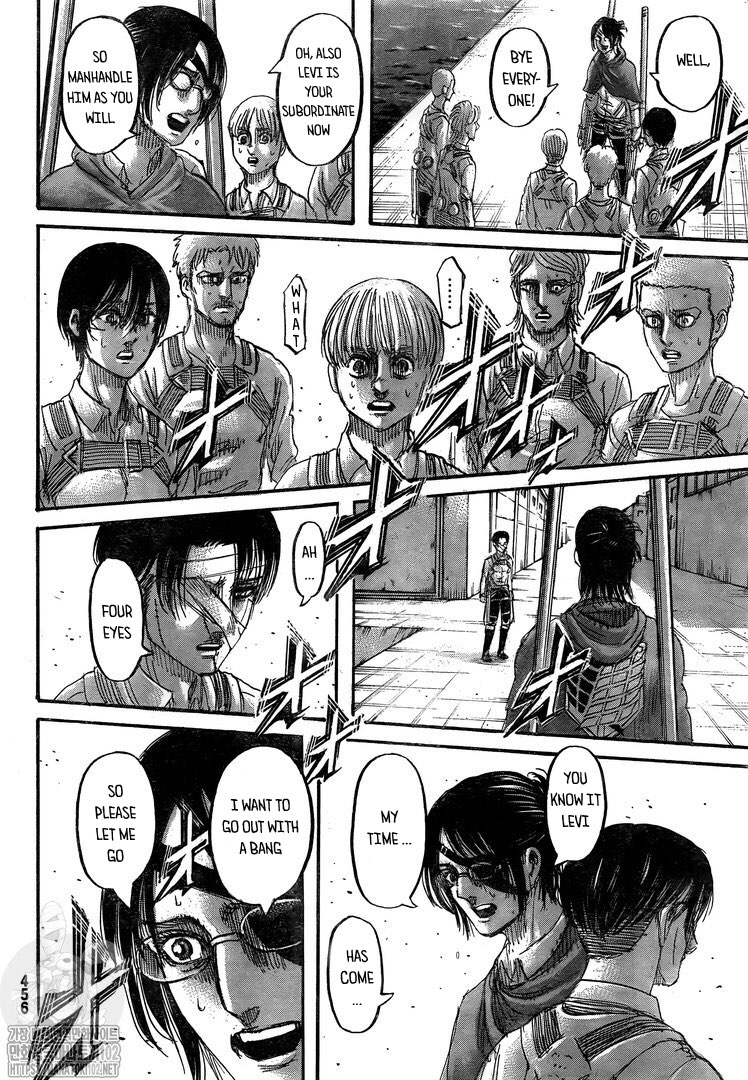 Attack on Titan manga, chapter 132, page 32 of 46