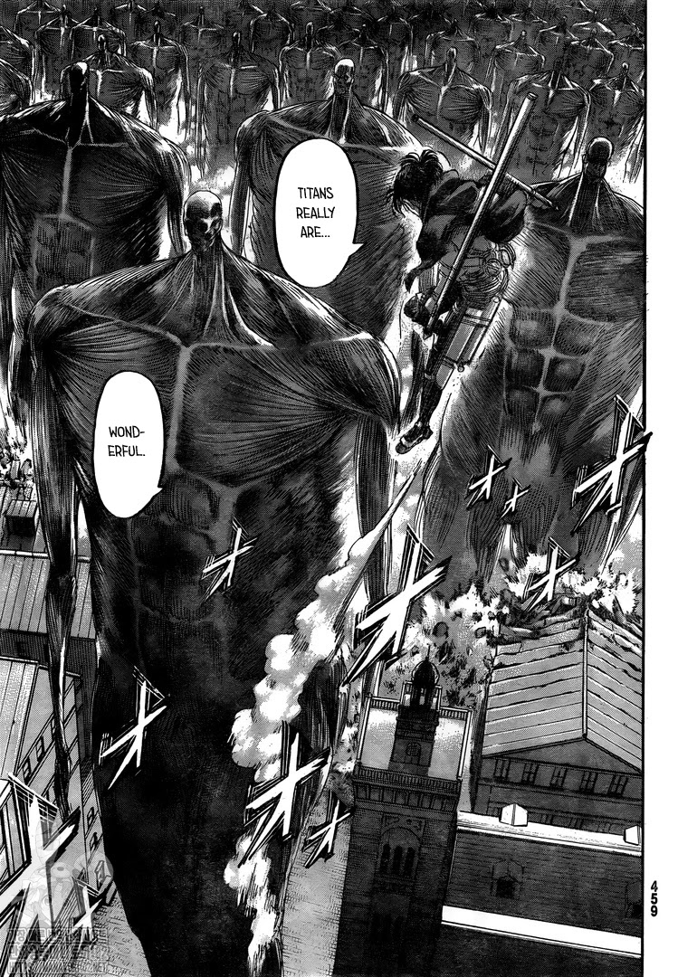 Attack on Titan manga, chapter 132, page 35 of 46