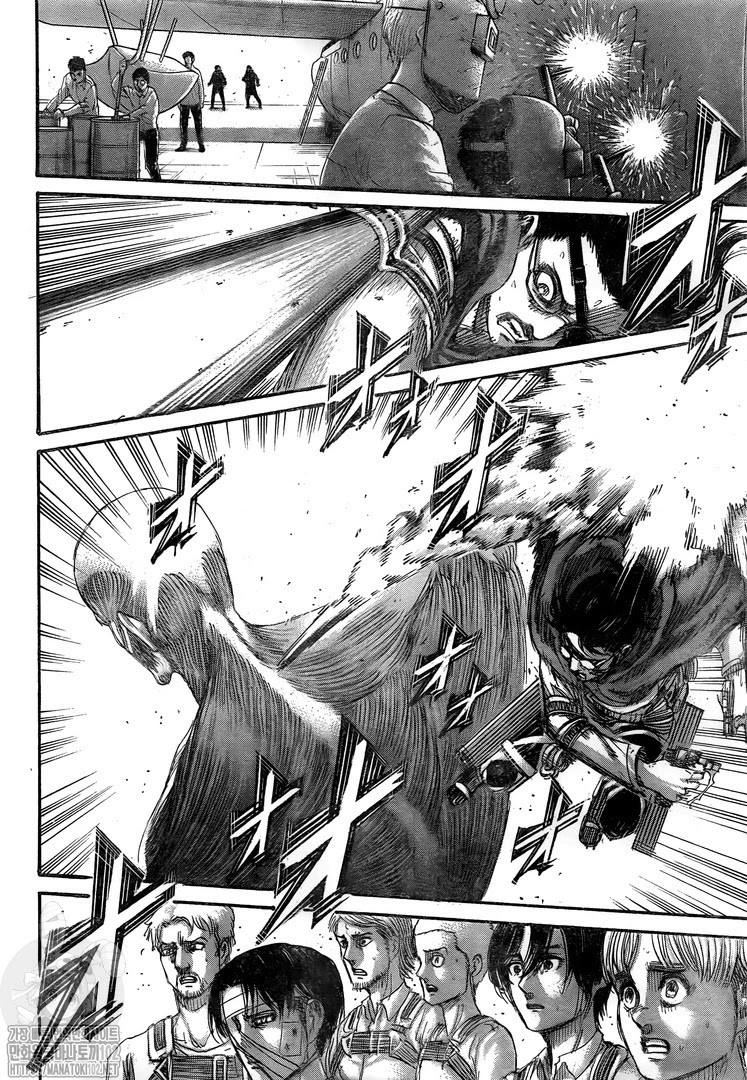 Attack on Titan manga, chapter 132, page 36 of 46