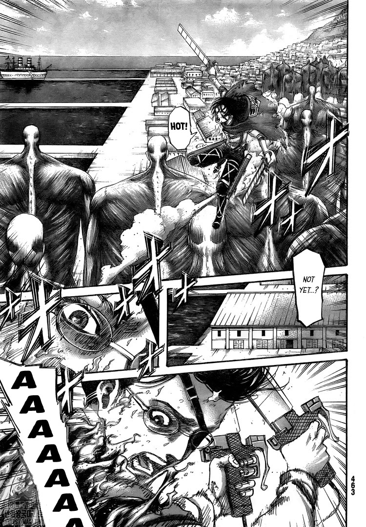 Attack on Titan manga, chapter 132, page 39 of 46