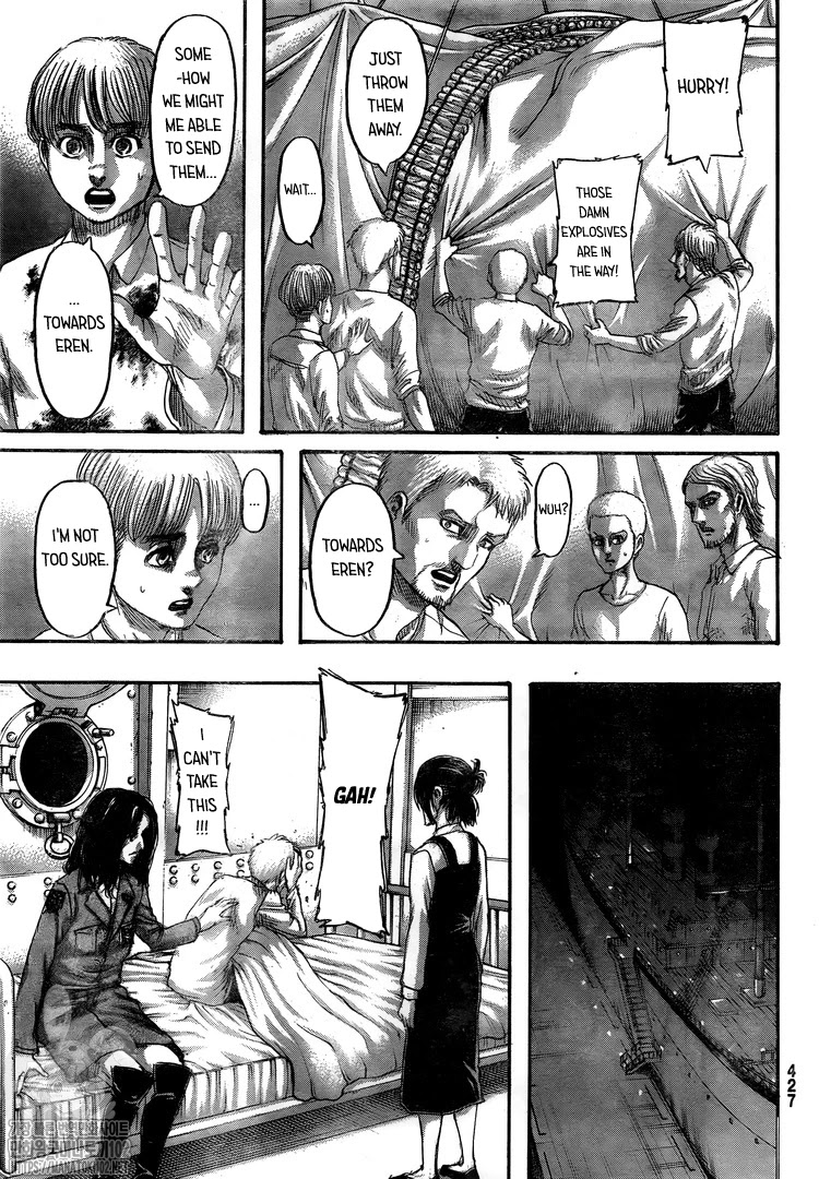 Attack on Titan manga, chapter 132, page 4 of 46