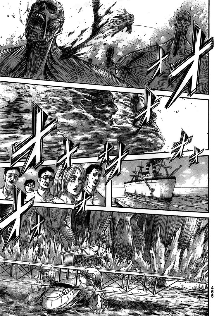 Attack on Titan manga, chapter 132, page 41 of 46