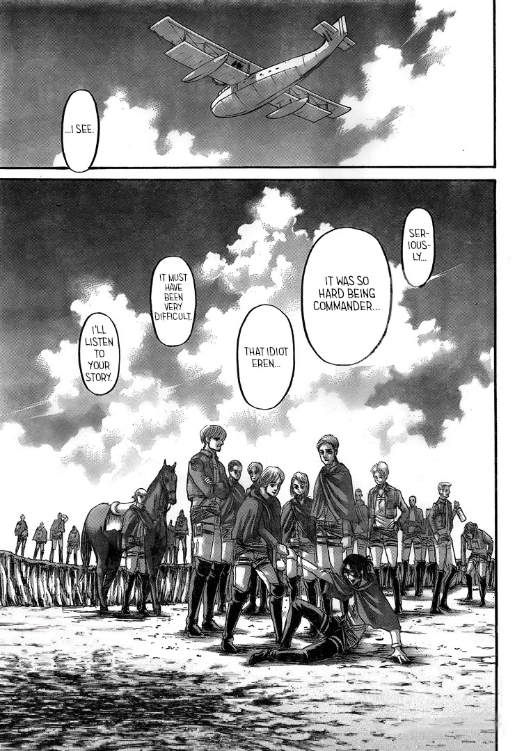 Attack on Titan manga, chapter 132, page 45 of 46