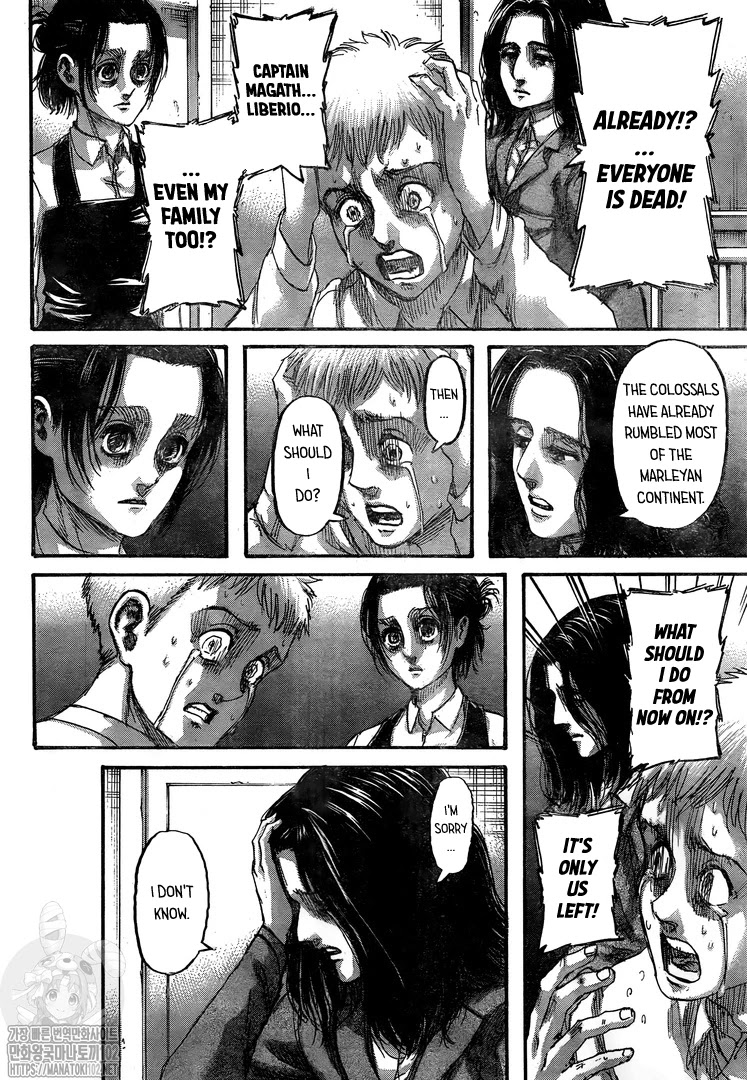 Attack on Titan manga, chapter 132, page 5 of 46