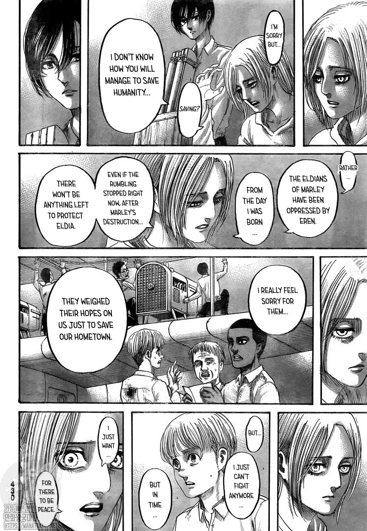Attack on Titan manga, chapter 132, page 7 of 46