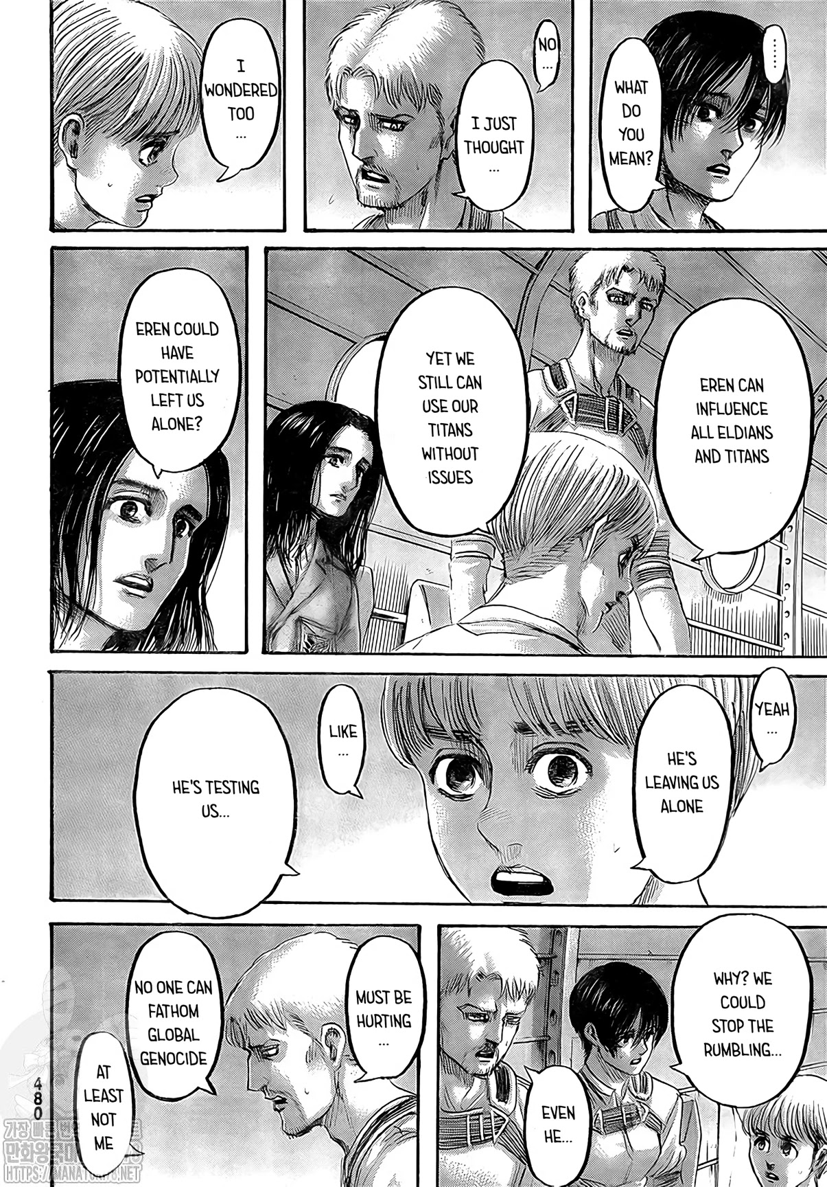 Attack on Titan Chapter 133 page 11 - Chapter 133: Sinner