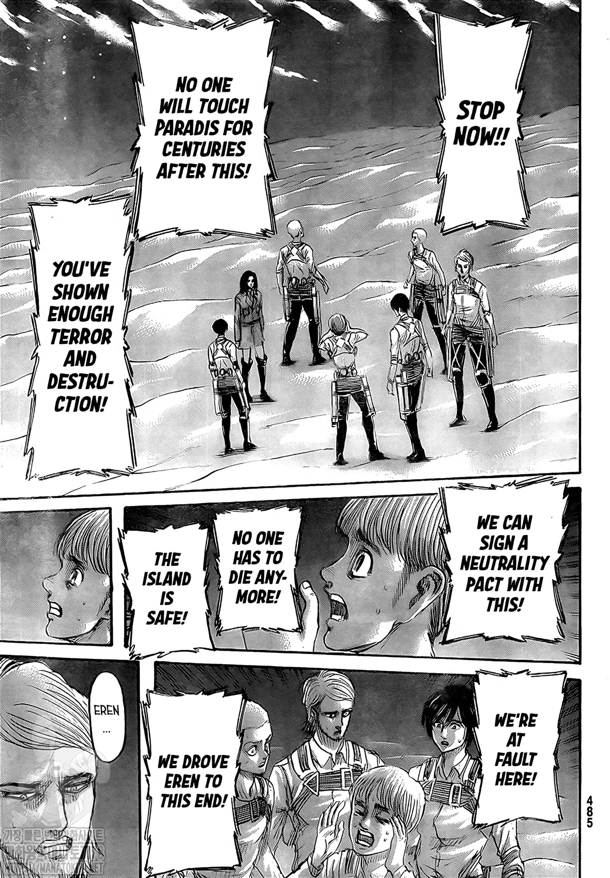 Attack on Titan Chapter 133 page 15 - Chapter 133: Sinner