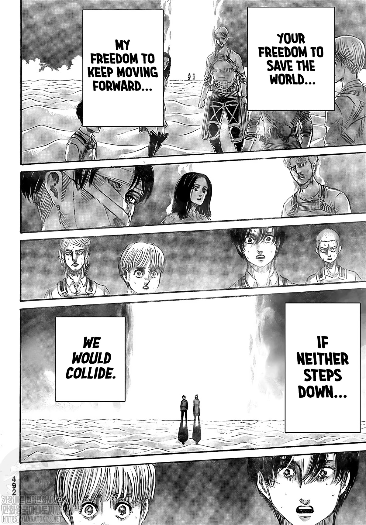 Attack on Titan Chapter 133 page 22 - Chapter 133: Sinner