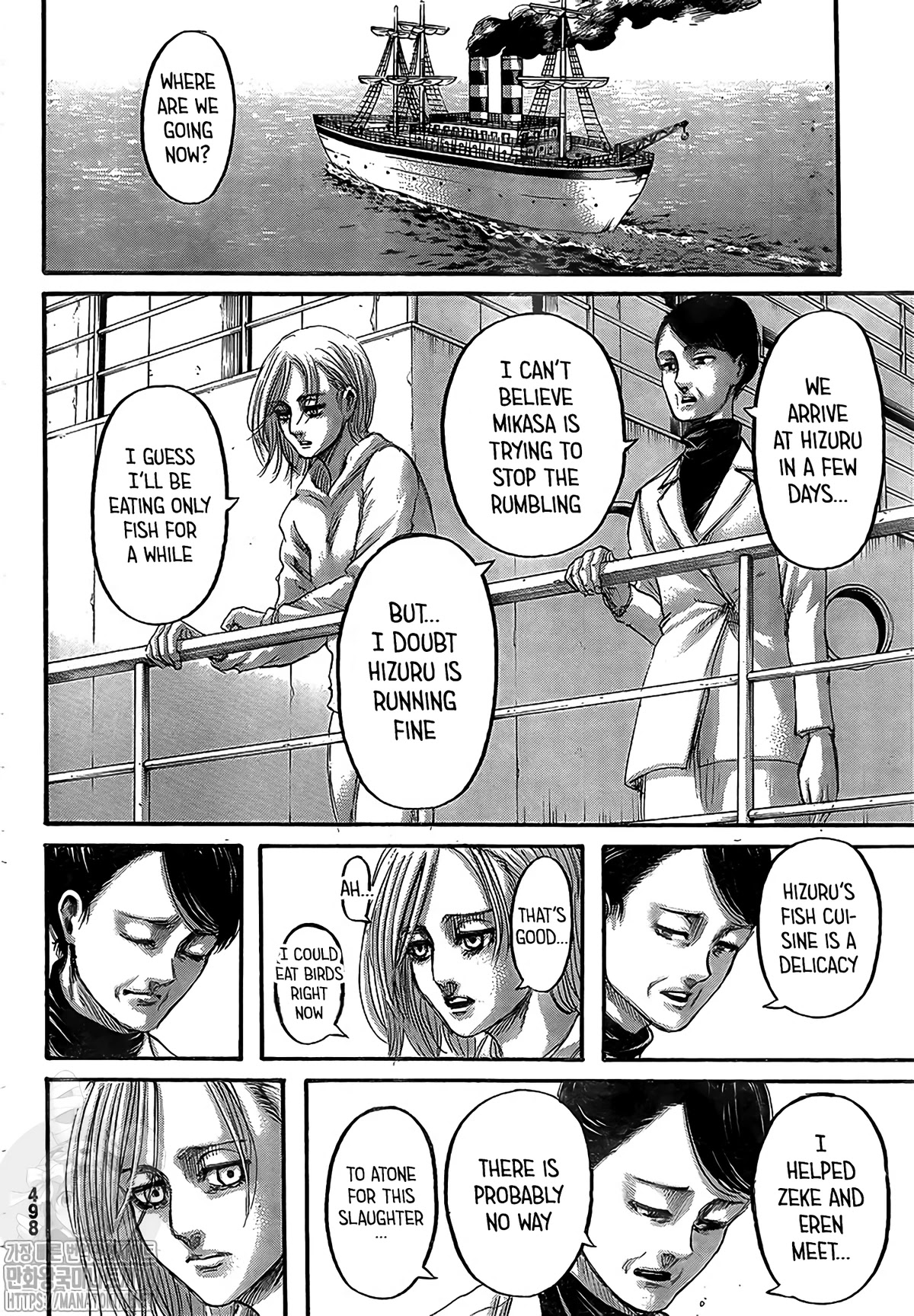 Attack on Titan Chapter 133 page 28 - Chapter 133: Sinner