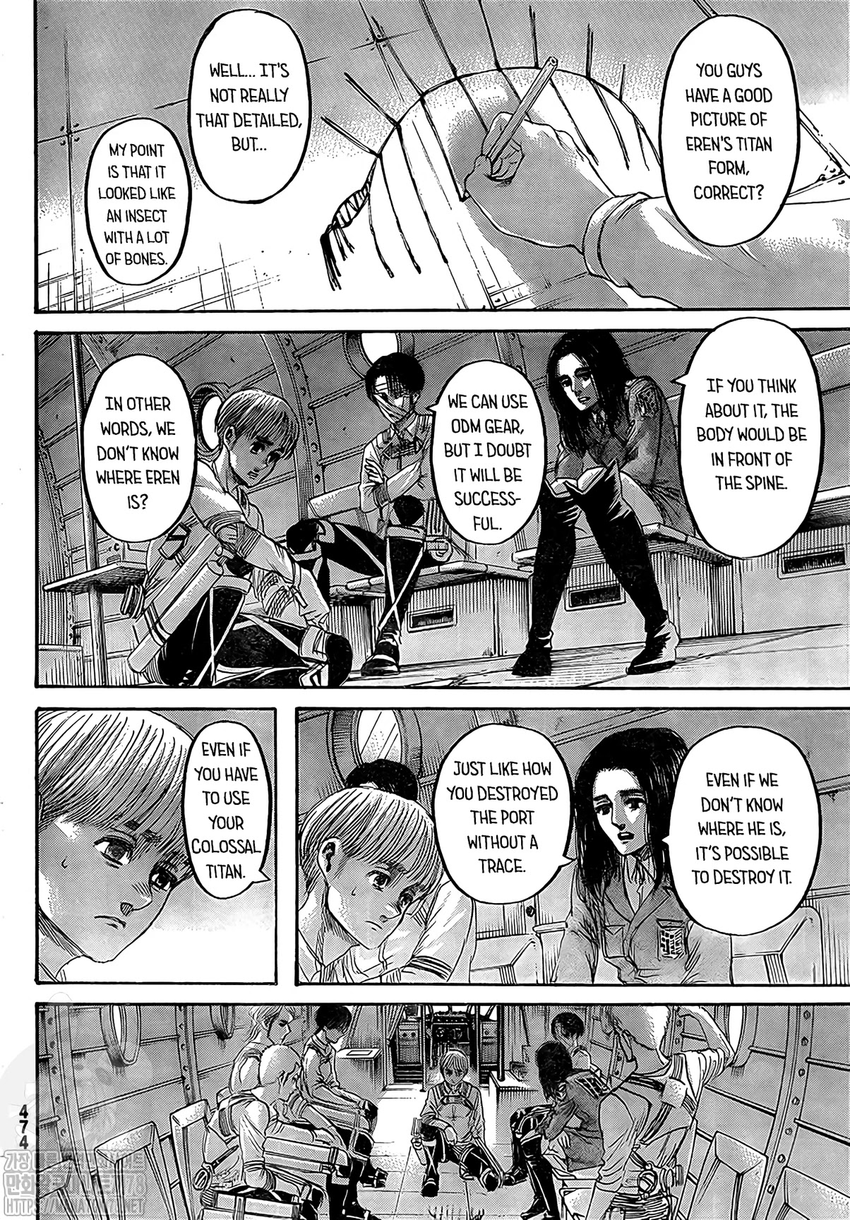 Attack on Titan Chapter 133 page 5 - Chapter 133: Sinner