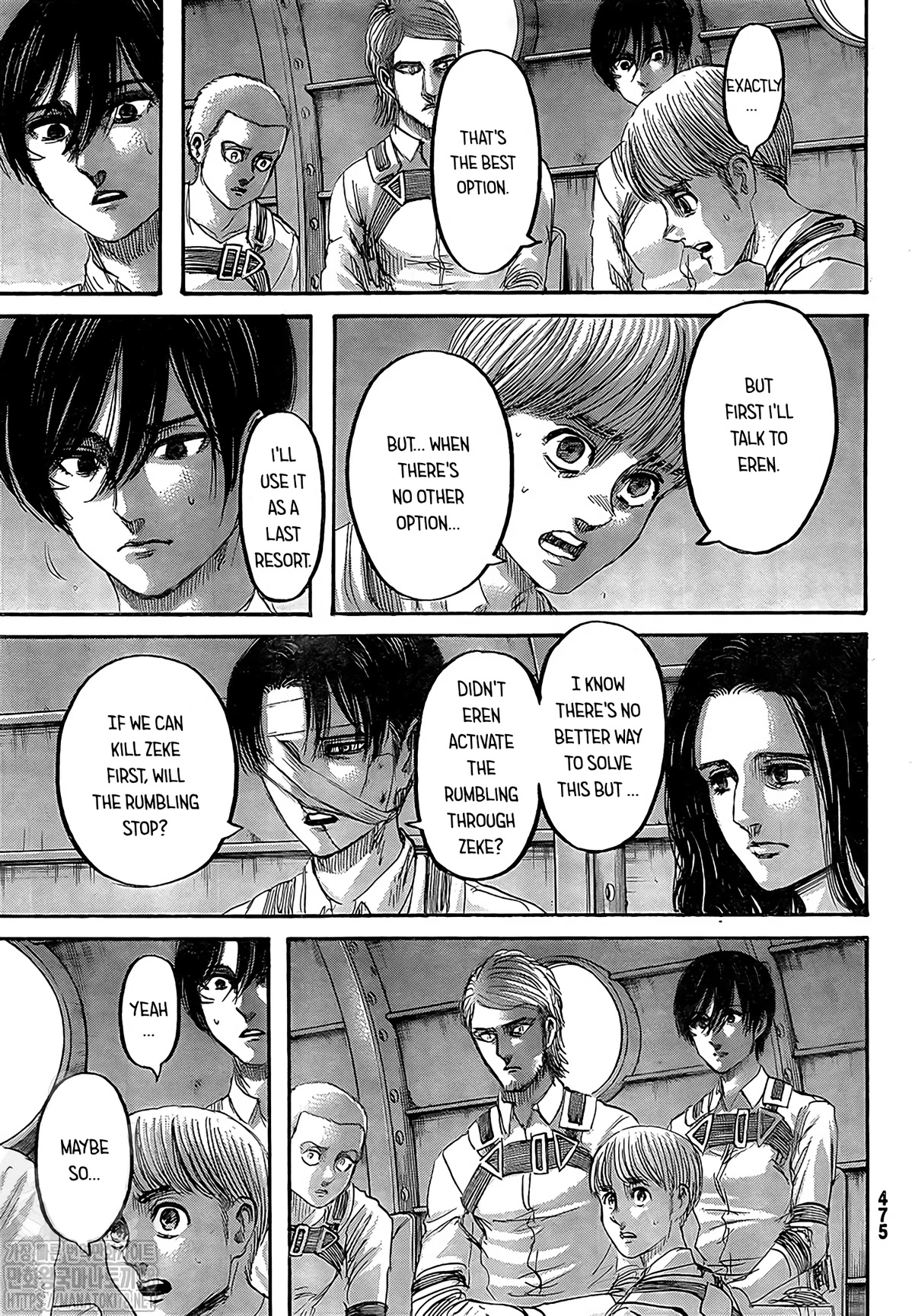 Attack on Titan Chapter 133 page 6 - Chapter 133: Sinner