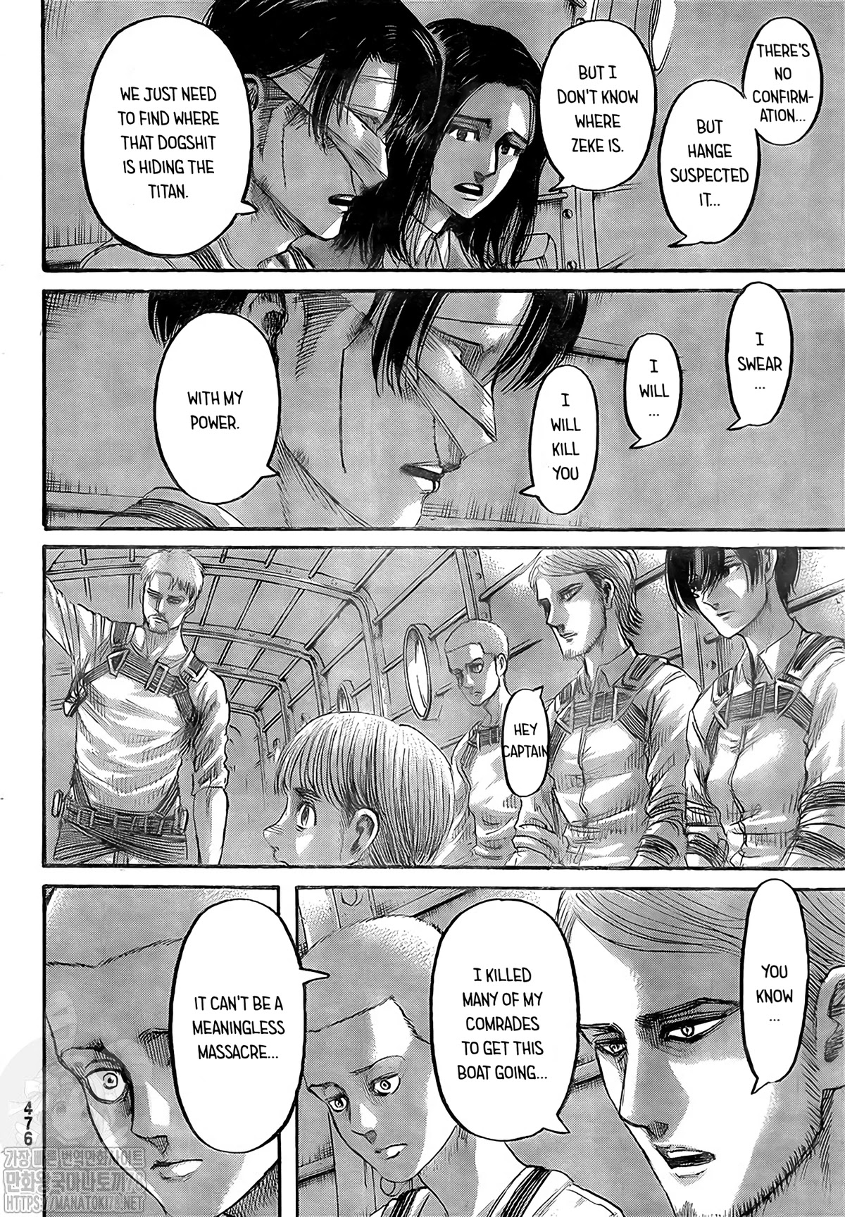 Attack on Titan Chapter 133 page 7 - Chapter 133: Sinner