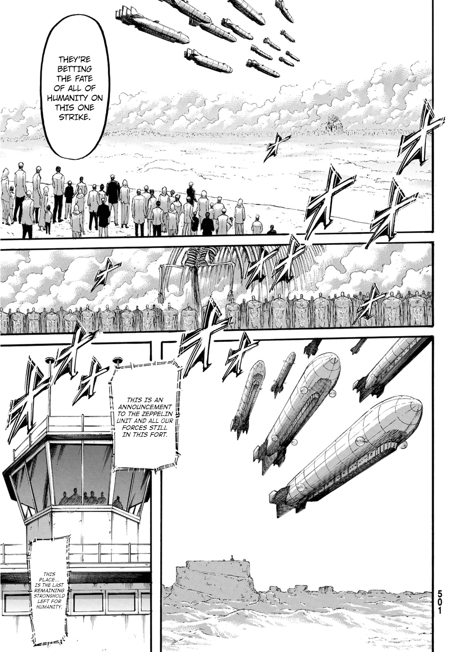 Attack on Titan manga, chapter 134, page 11 of 42