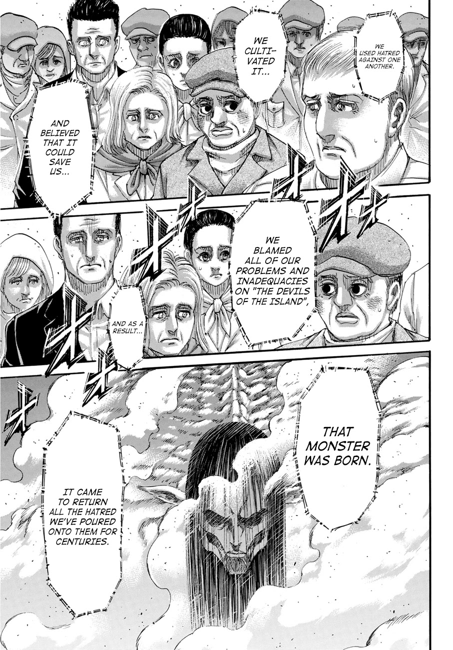 Attack on Titan manga, chapter 134, page 13 of 42