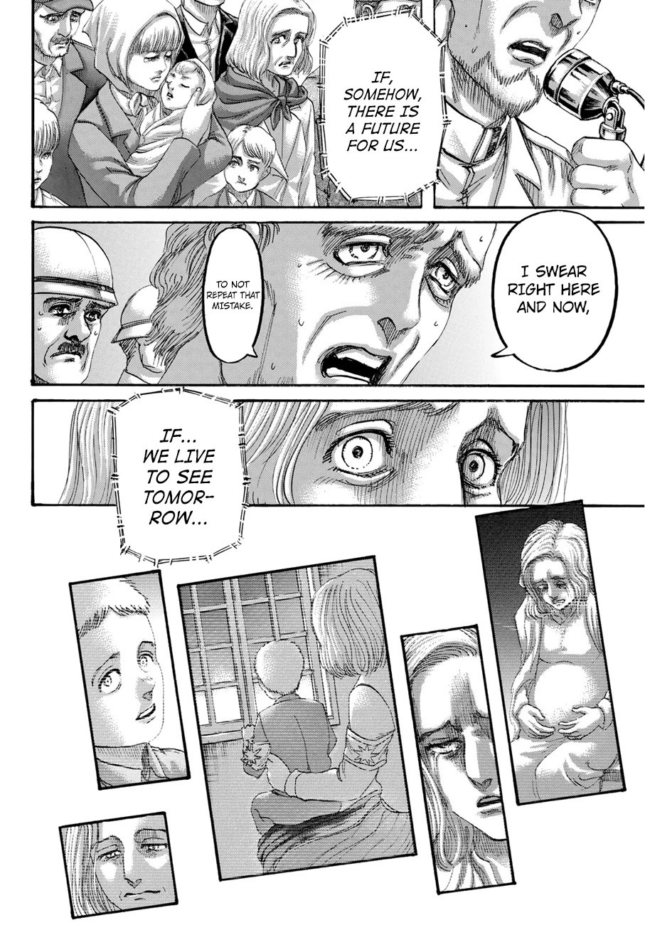 Attack on Titan manga, chapter 134, page 14 of 42