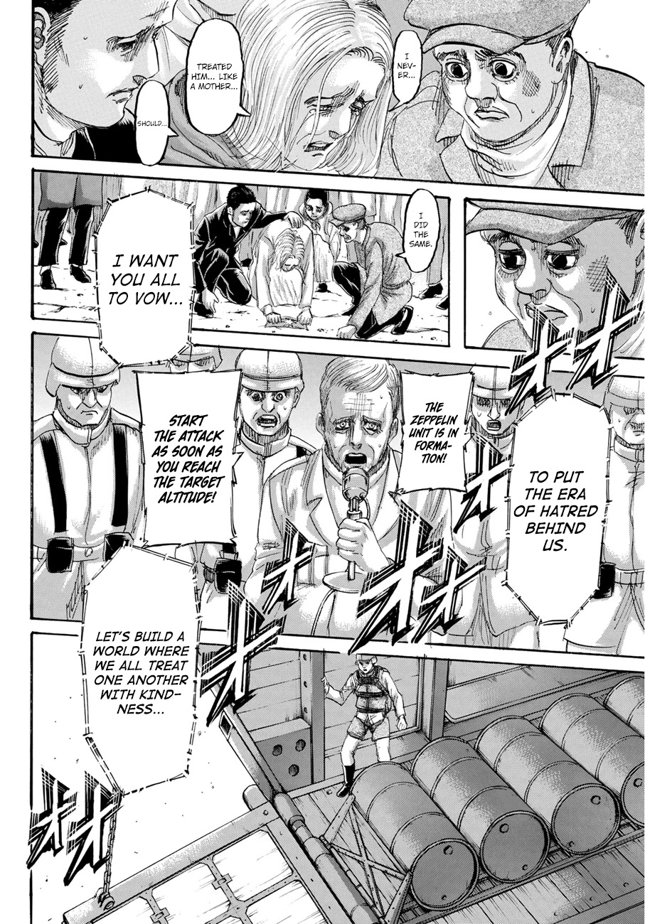 Attack on Titan manga, chapter 134, page 16 of 42