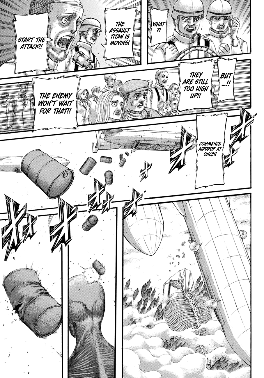 Attack on Titan manga, chapter 134, page 19 of 42