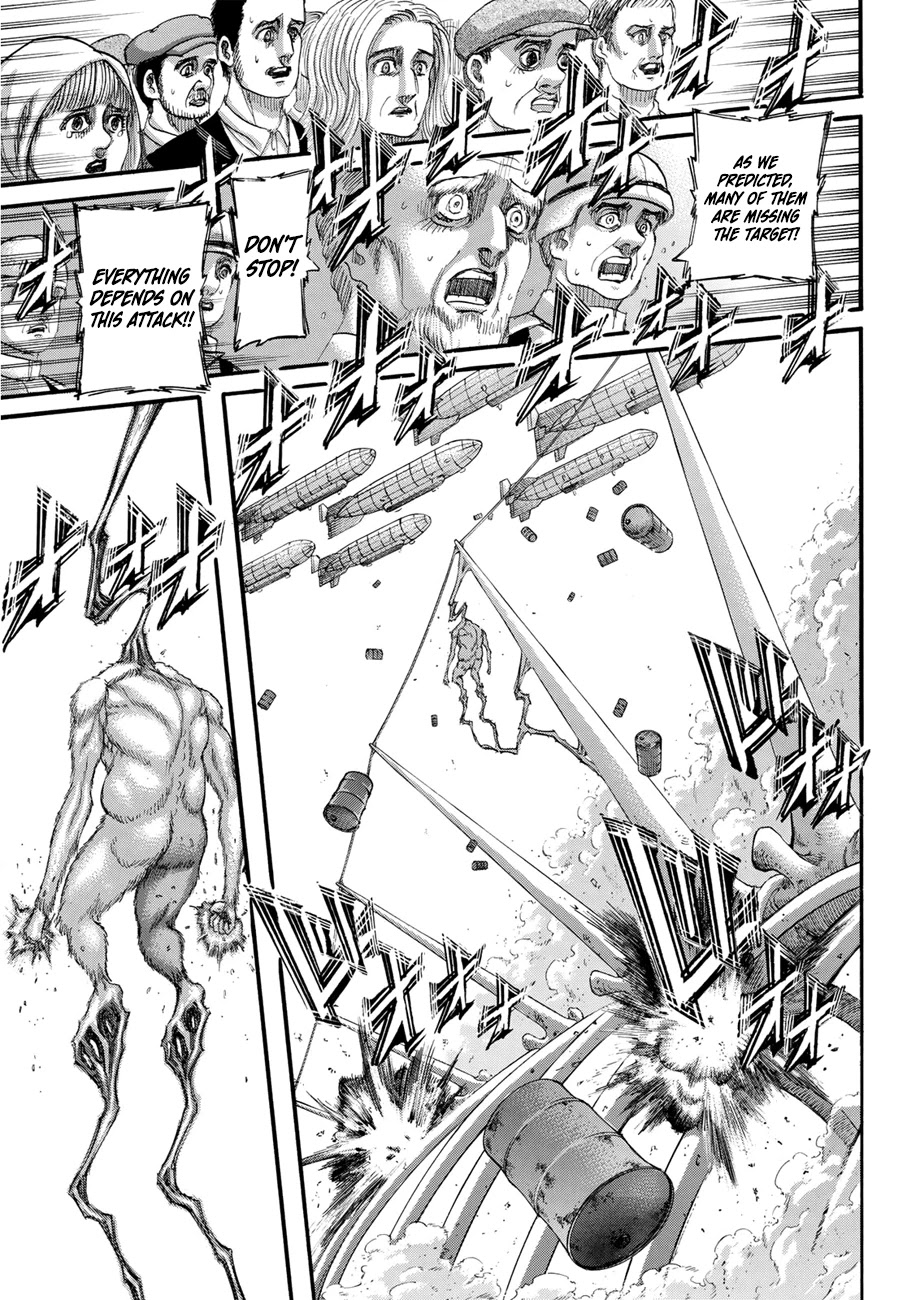 Attack on Titan manga, chapter 134, page 21 of 42