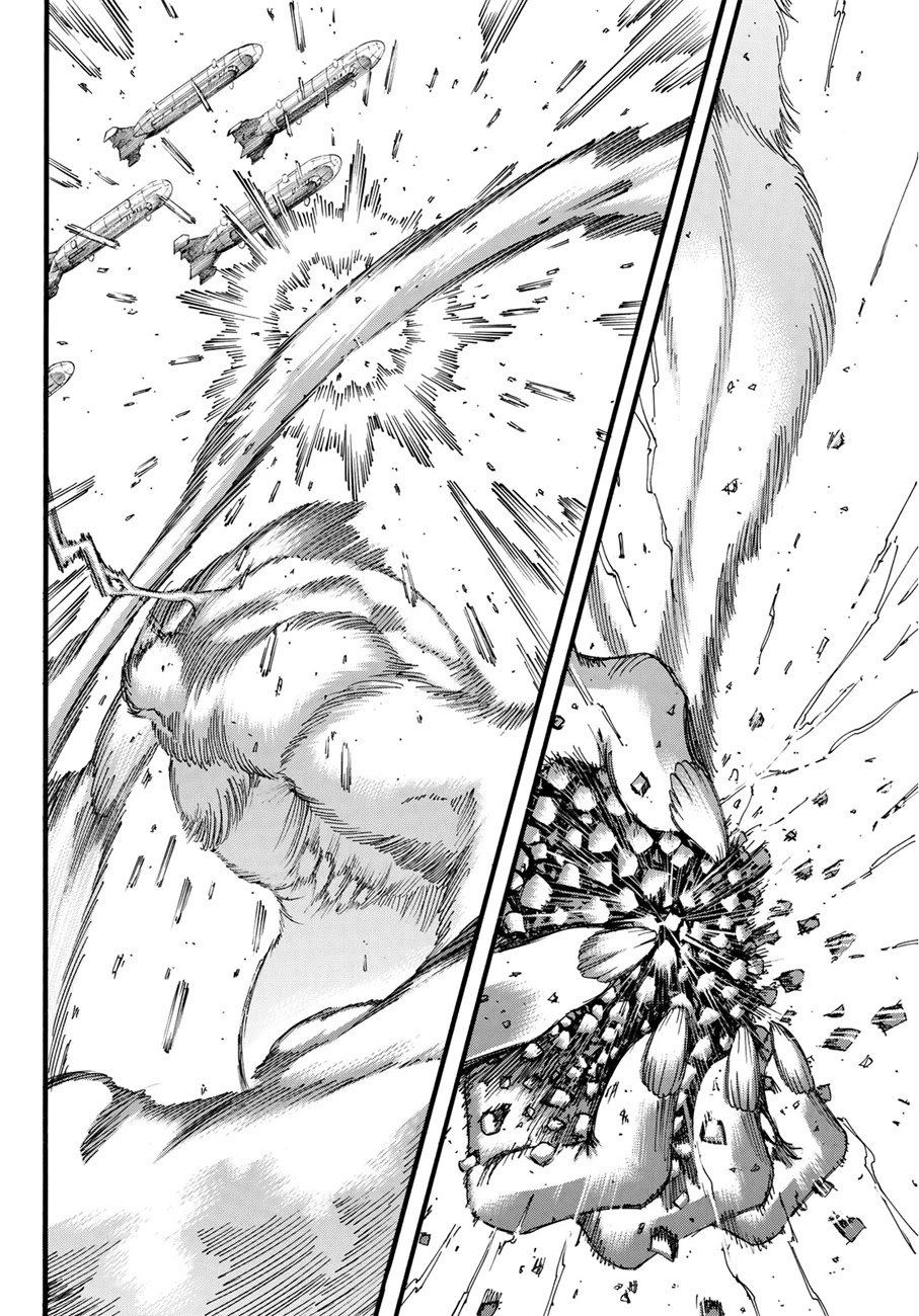 Attack on Titan manga, chapter 134, page 22 of 42