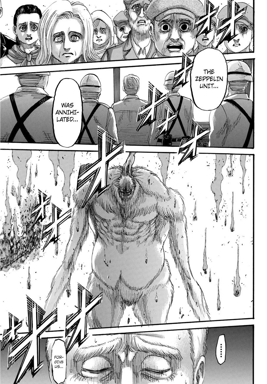 Attack on Titan manga, chapter 134, page 27 of 42