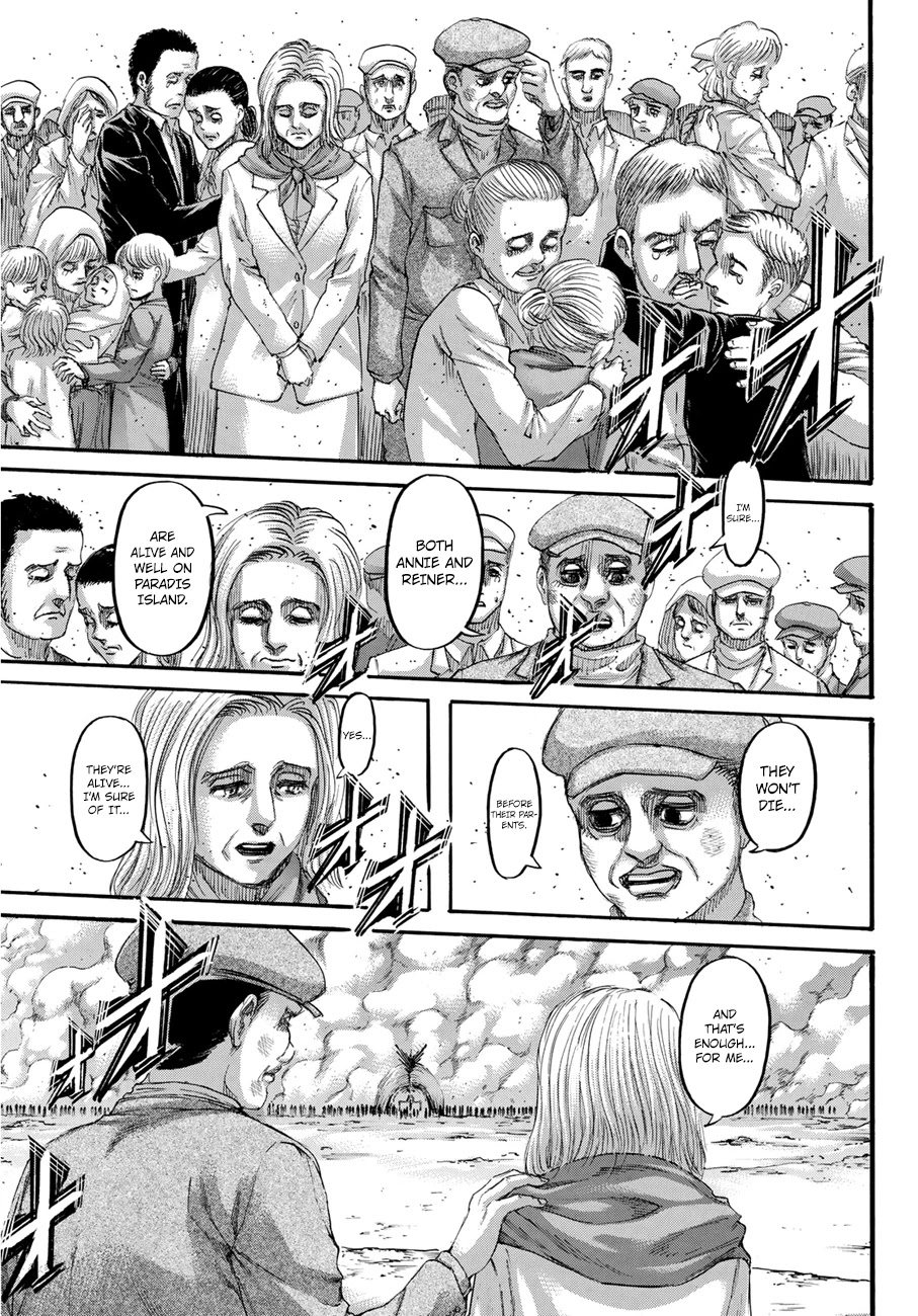 Attack on Titan manga, chapter 134, page 29 of 42