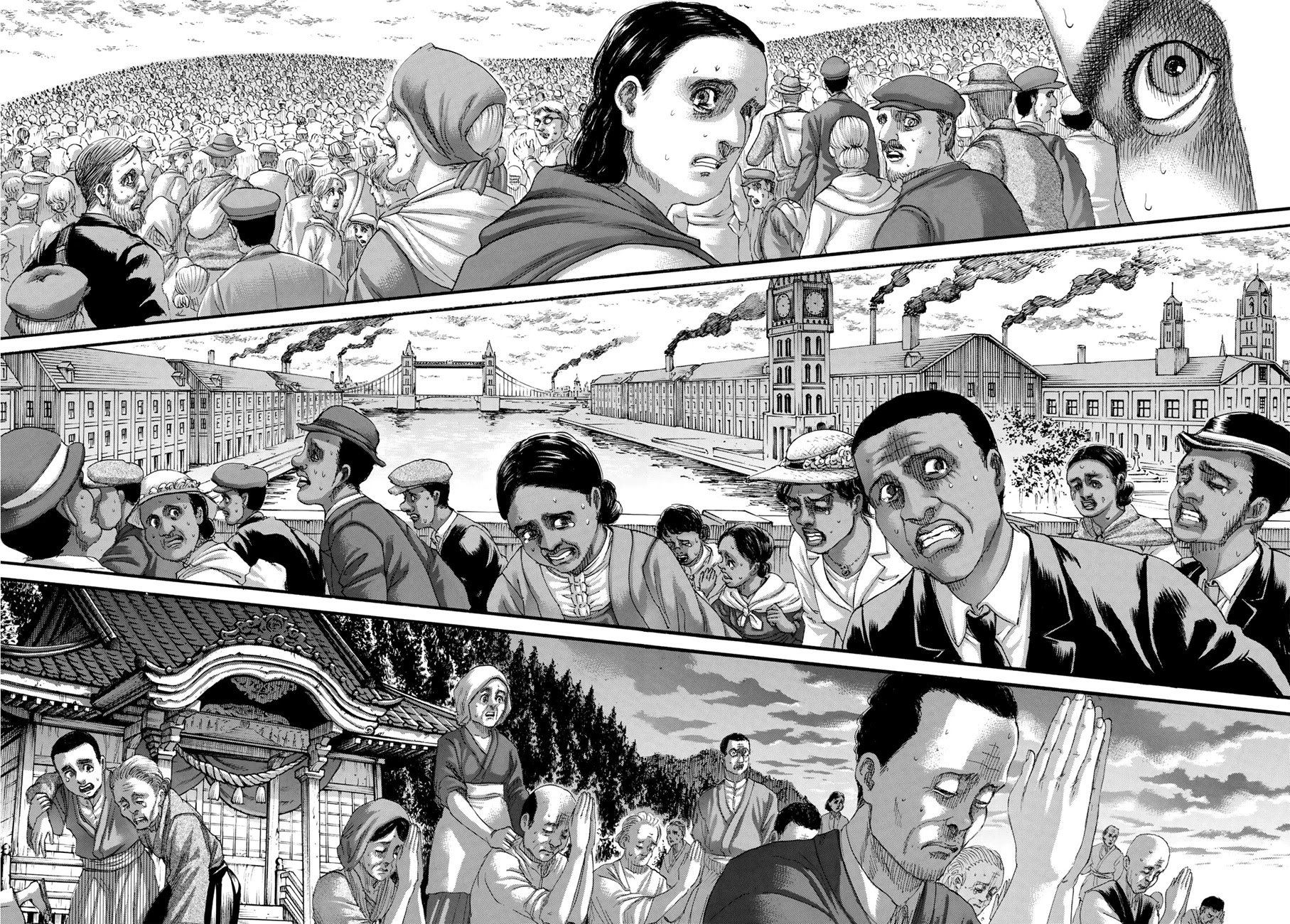 Attack on Titan manga, chapter 134, page 3 of 42