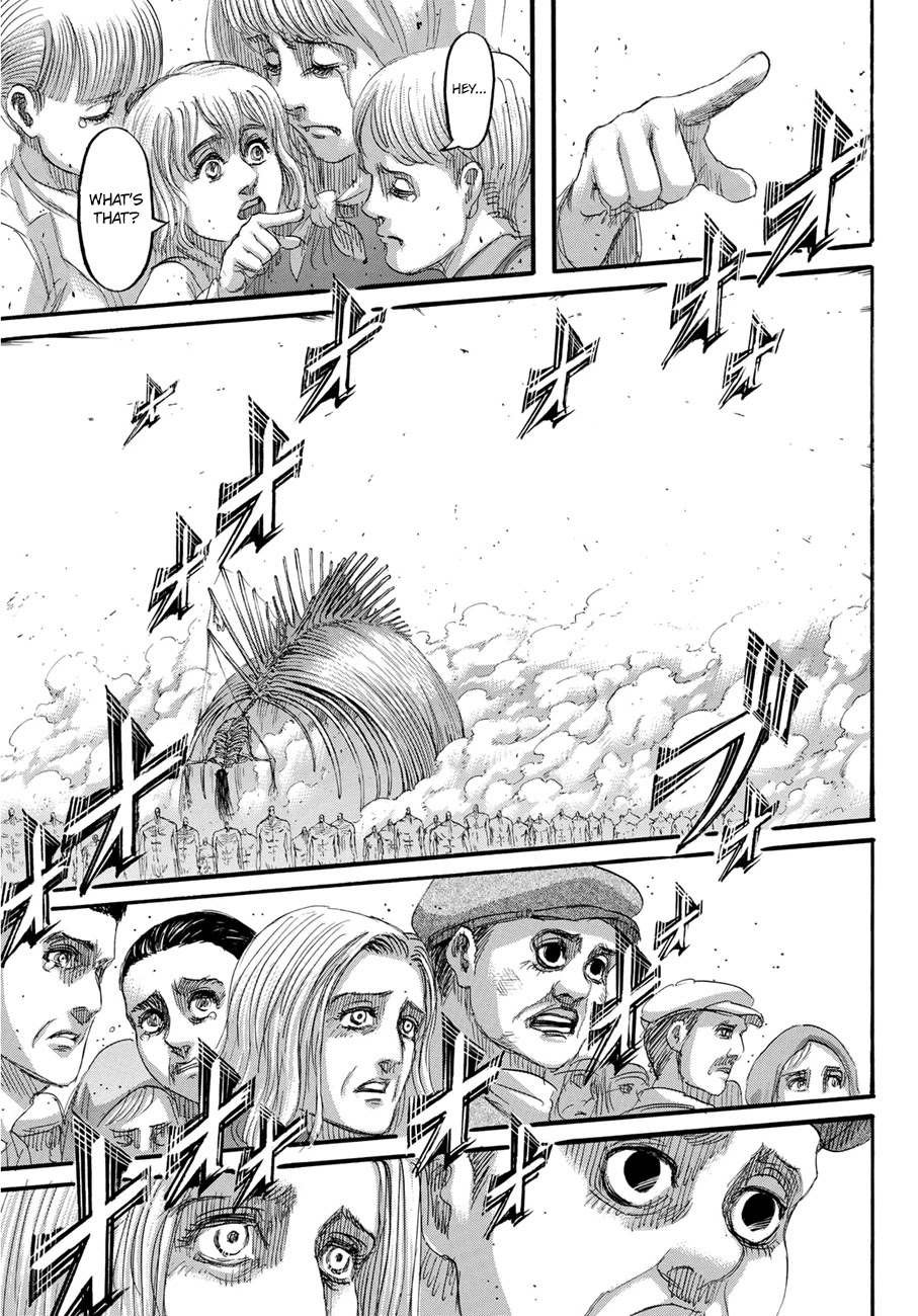 Attack on Titan manga, chapter 134, page 31 of 42