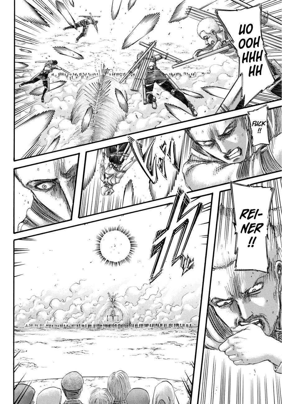 Attack on Titan manga, chapter 134, page 38 of 42