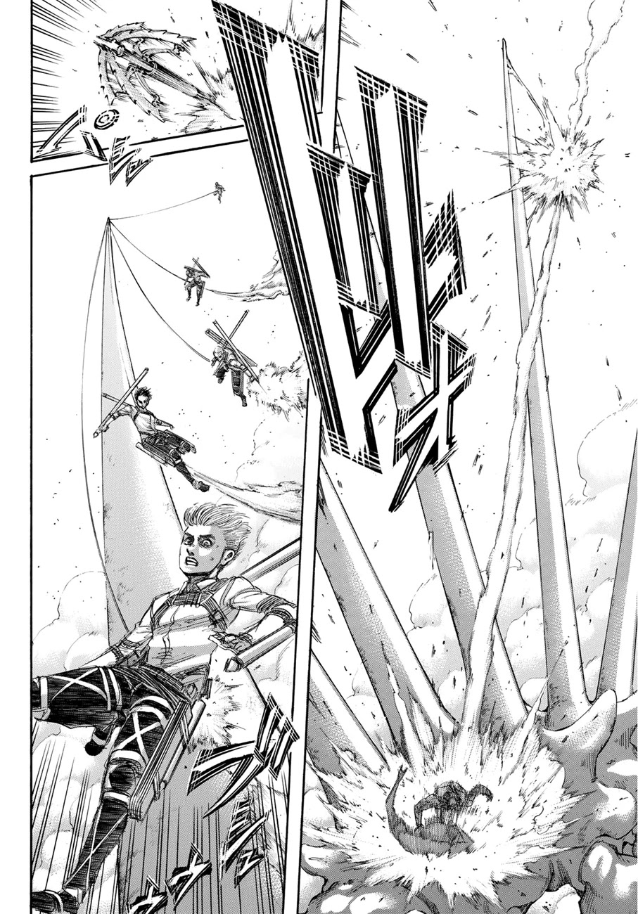 Attack on Titan manga, chapter 134, page 40 of 42