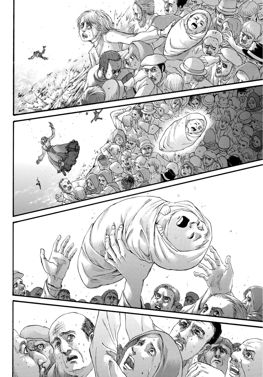 Attack on Titan manga, chapter 134, page 8 of 42
