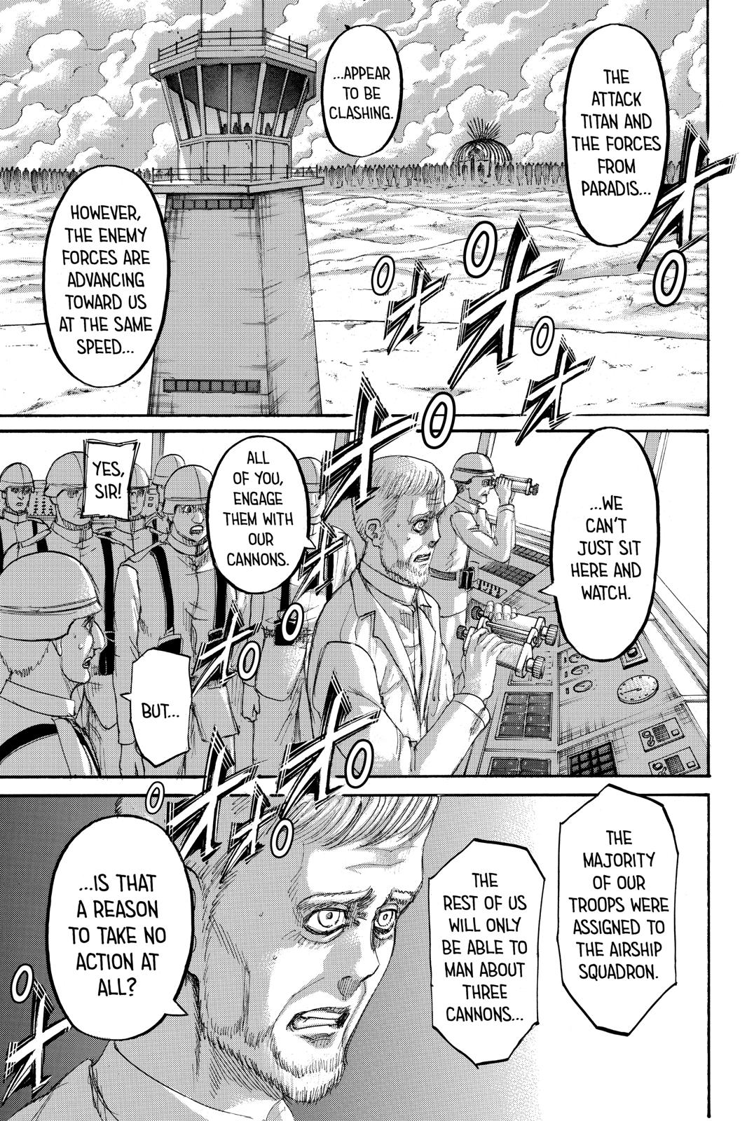 Attack on Titan manga, chapter 135, page 11 of 44