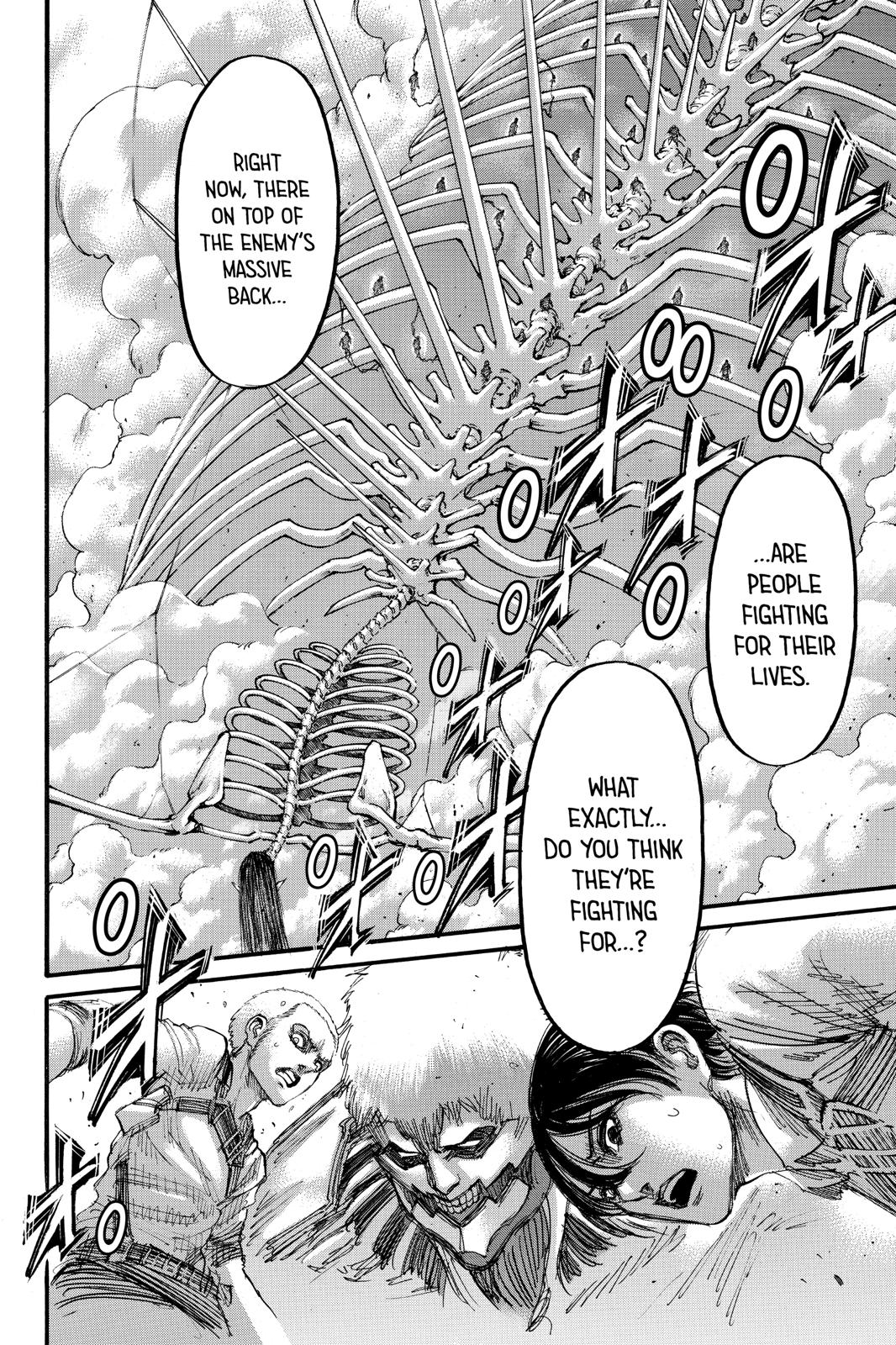 Attack on Titan manga, chapter 135, page 12 of 44